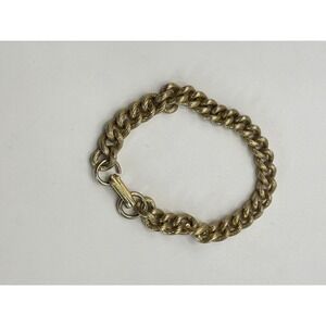 Vintage Gold Tone Rope Chain Bracelet